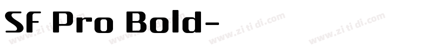 SF Pro Bold字体转换 SF Pro Bold字体转换